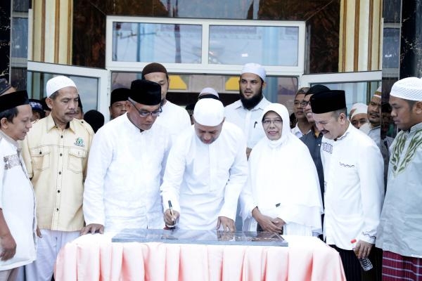  Resmikan Masjid Ar-Rahman Namorambe, Musa Rajekshah Ingatkan Warga untuk Memakmurkannya